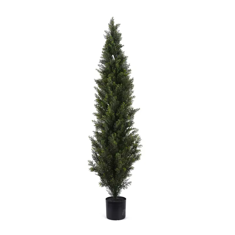 5FT Hot Sale Cedar Topiary Christmas Trees For Outdoor Decor Artificial Cypress Tree Fake Evergreen Plants
