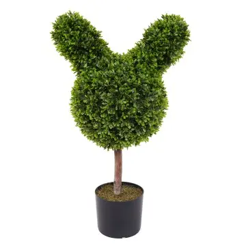 Unique Bunny Shaped Artificial Topiary Tree Design Eye-catching Interior Decorative Plant Source Factory Wholesale