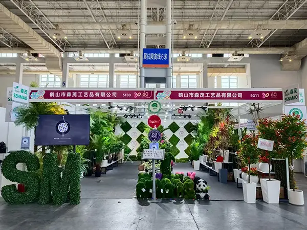 Exploring the infinite possibilities of artificial plants: Senmao makes a wonderful appearance at the exhibition