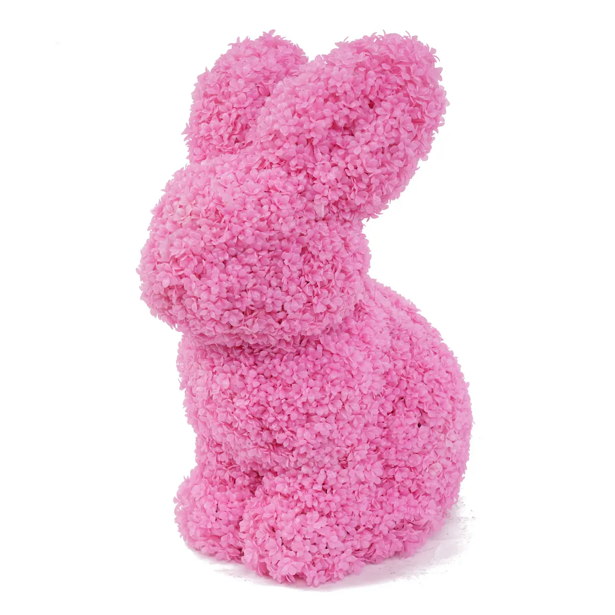 H44cm  Rabbit Easter Bunny Statue Decoration Garden Artificial Craft Simulation Plant Factory Direct Sales