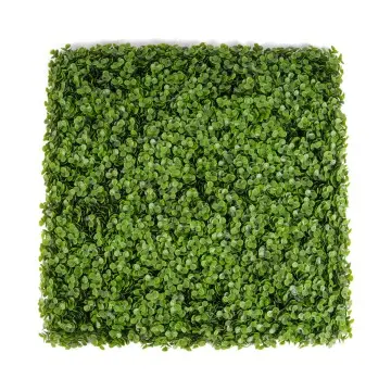 UV Protective Artificial Boxwood Grass Fence Mat Panels 62*62cm Green Wall Garden Ornaments Decor Anti-UV Foliage Made Plastic